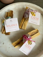 Load image into Gallery viewer, 'BALANCE' Cleansing Bundle - Palo Santo + Amazonite