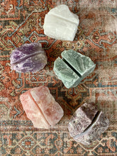 Load image into Gallery viewer, Green Quartz Card Holder