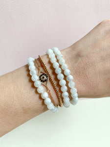 Rainbow Moonstone Crystal Energy Bracelet