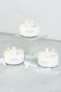 Crystal Infused Candle - Aire Boheme